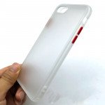 Wholesale iPhone SE 2020 / 8 / 7 / 6S / 6 Slim Matte Hybrid Bumper Case (Clear Clear)